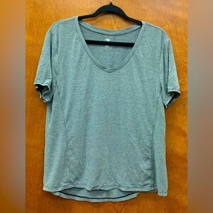 5 for $20 Dip short sleeve top black/white striped size XXL